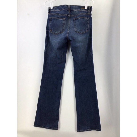 Kut from the Kloth Karen Baby Bootcut Low Rise Jeans Women's Size 6S Blue - Picture 9 of 12